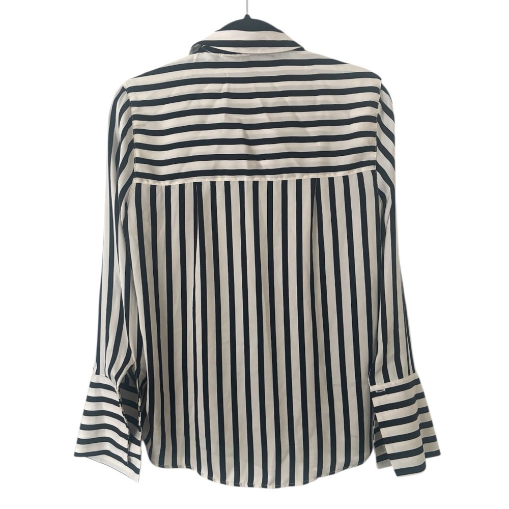 Topshop Striped Button Down Top - image 3